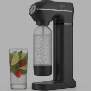 💧 Purify SodaBoom SD-7006 Grey — Sparkling Water Maker with Pressure Gauge